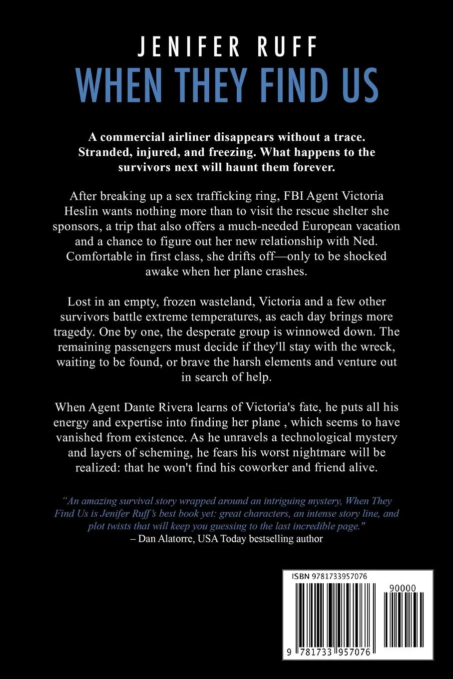 Rückseite: 9781733957076 | When They Find Us | Jenifer Ruff | Taschenbuch | Englisch | 2020
