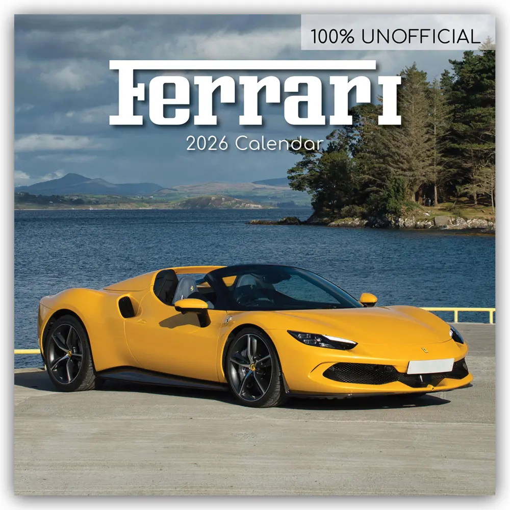 Cover: 9781836227076 | Ferrari 2026 - 16-Monatskalender | Gifted Stationery Co. Ltd | Deutsch