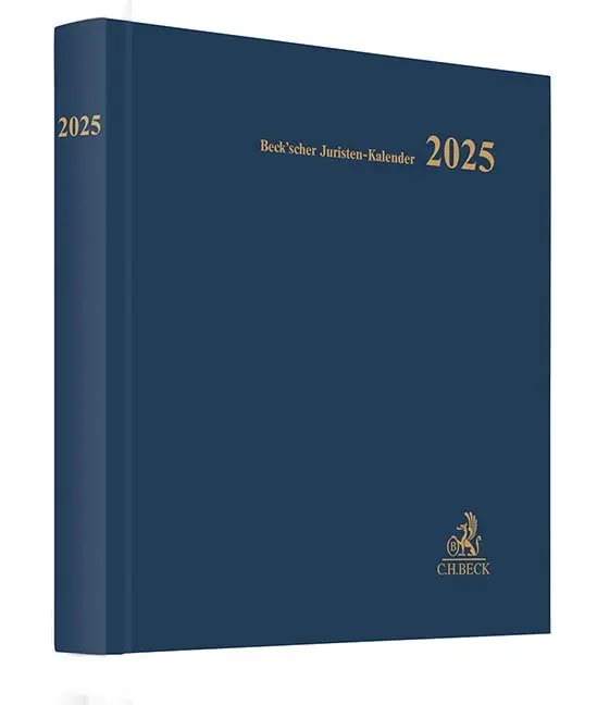 Cover: 9783406817076 | Beck'scher Juristen-Kalender 2025 | Kalender | Cabra-Lederfaser | 2025