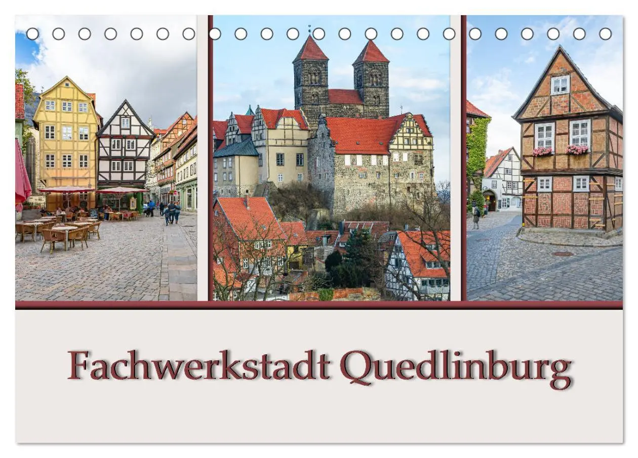 Cover: 9783457787076 | Fachwerkstadt Quedlinburg (Tischkalender 2026 DIN A5 quer),...