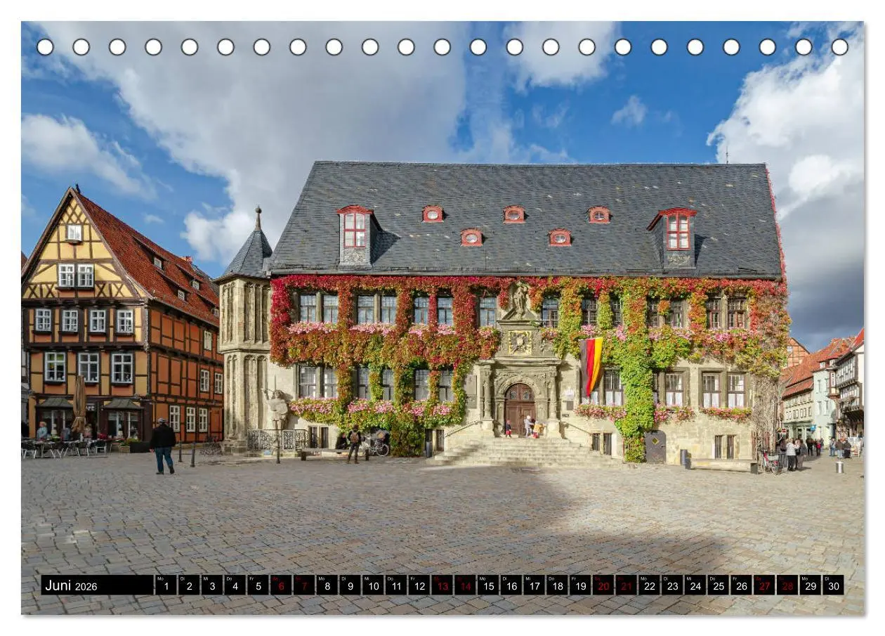 Bild: 9783457787076 | Fachwerkstadt Quedlinburg (Tischkalender 2026 DIN A5 quer),...