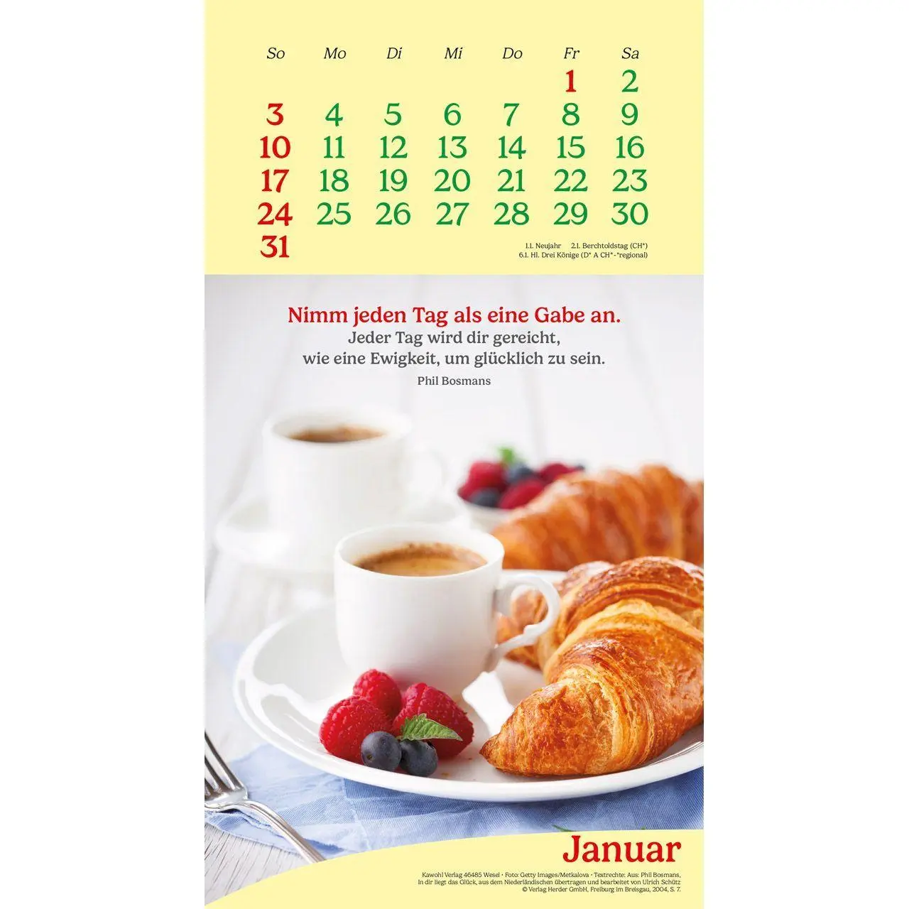 Bild: 9783754857076 | Vitamine fürs Herz 2027 | Phil-Bosmans-Kalender | Phil Bosmans | 14 S.