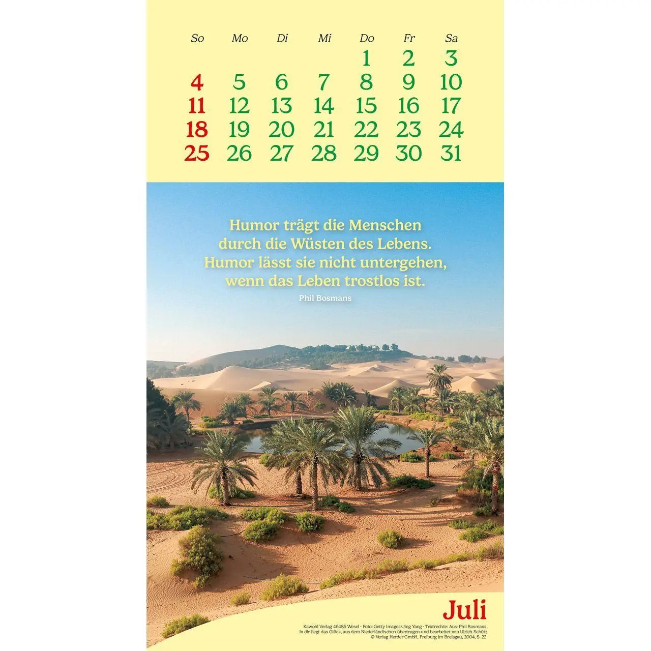 Bild: 9783754857076 | Vitamine fürs Herz 2027 | Phil-Bosmans-Kalender | Phil Bosmans | 14 S.