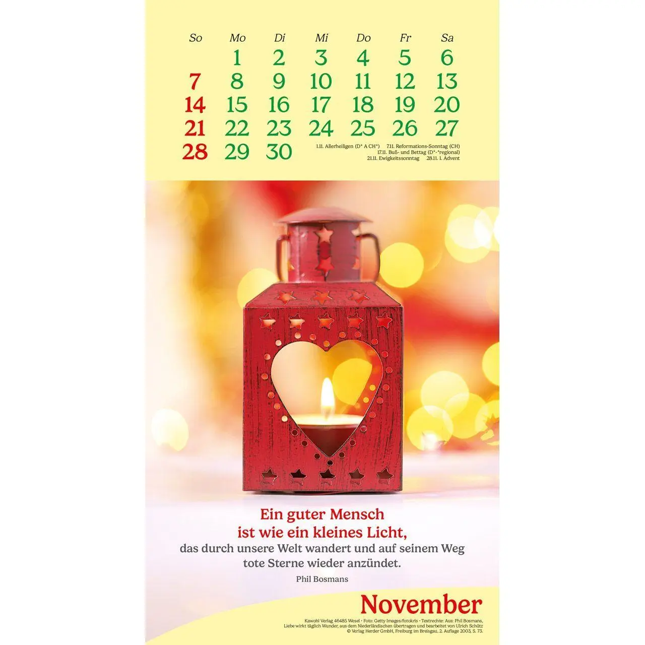 Bild: 9783754857076 | Vitamine fürs Herz 2027 | Phil-Bosmans-Kalender | Phil Bosmans | 14 S.