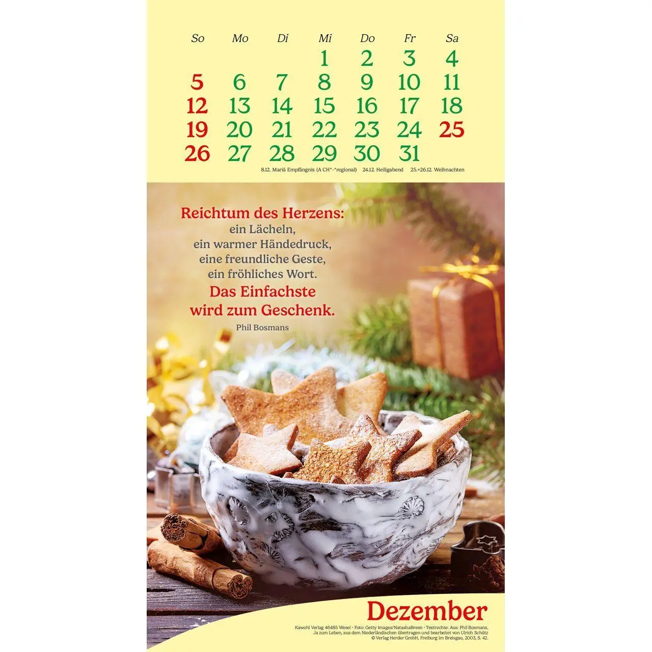 Bild: 9783754857076 | Vitamine fürs Herz 2027 | Phil-Bosmans-Kalender | Phil Bosmans | 14 S.