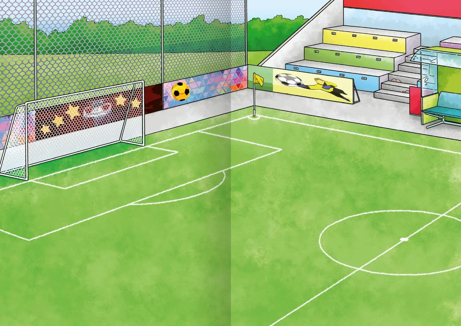 Bild: 9783845867076 | Das Metallic-Stickerbuch - Fußball | Über 300 Metallic-Sticker | Buch