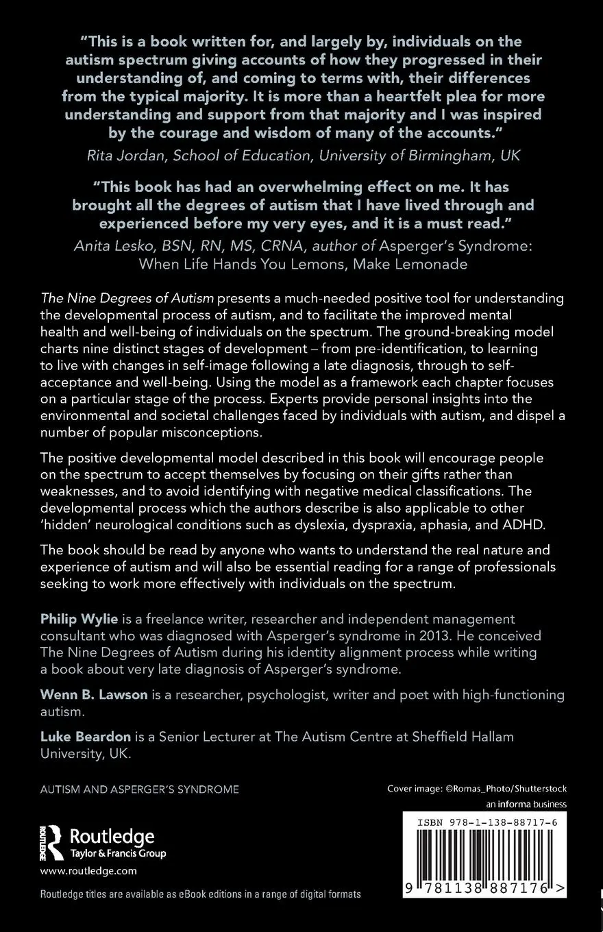 Rückseite: 9781138887176 | The Nine Degrees of Autism | Philip Wylie (u. a.) | Taschenbuch | 2015