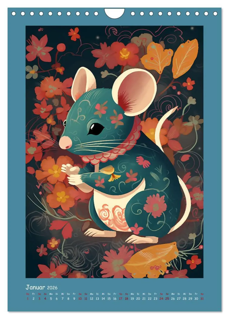 Bild: 9783516317176 | Chinesischer Tierkreis (Wandkalender 2026 DIN A4 hoch), CALVENDO...