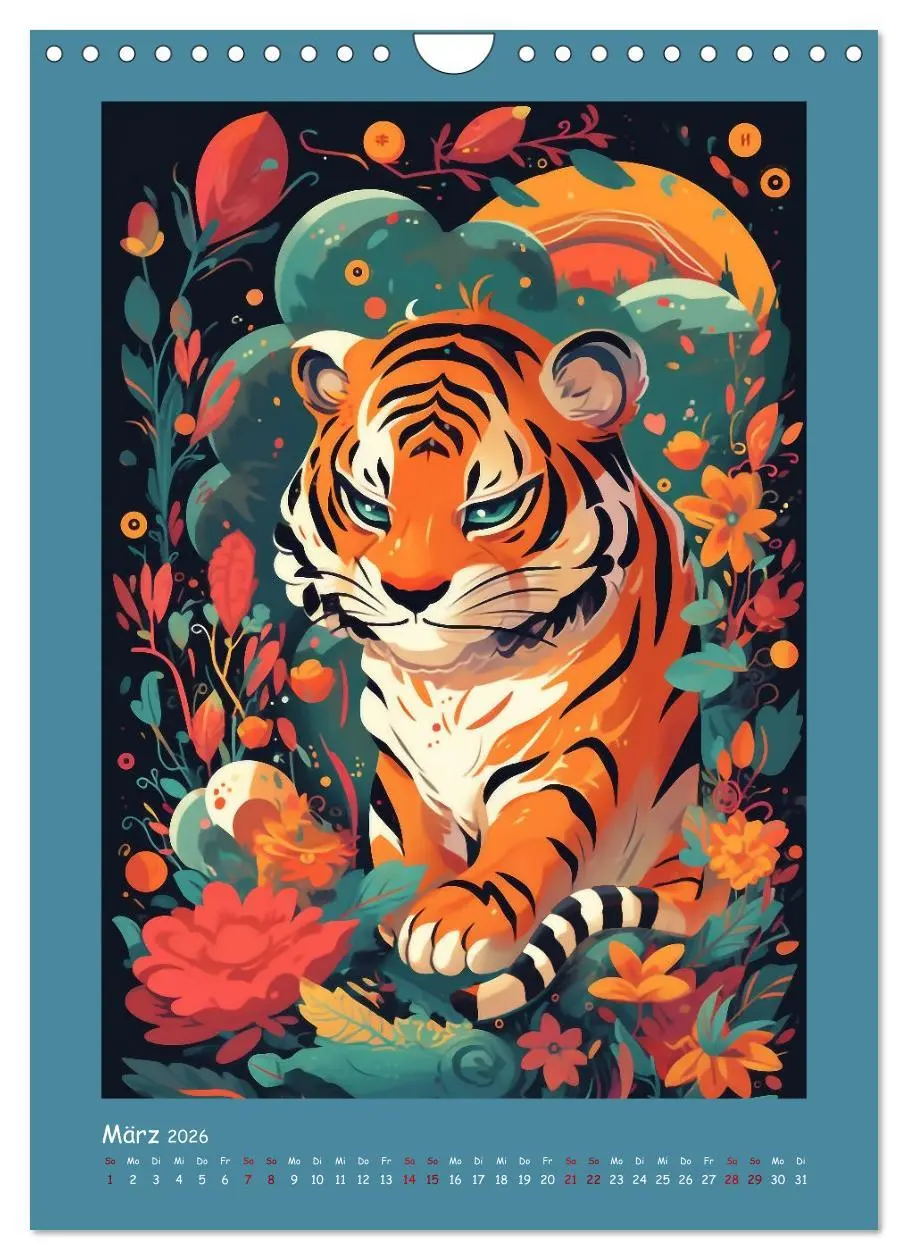 Bild: 9783516317176 | Chinesischer Tierkreis (Wandkalender 2026 DIN A4 hoch), CALVENDO...