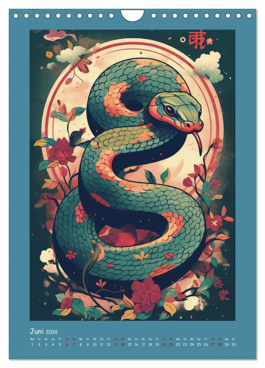Bild: 9783516317176 | Chinesischer Tierkreis (Wandkalender 2026 DIN A4 hoch), CALVENDO...