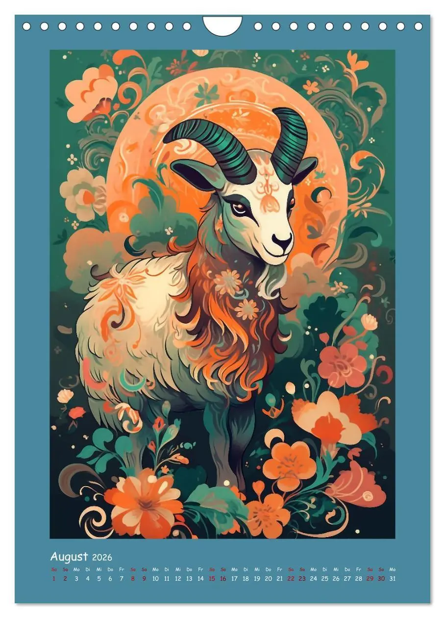 Bild: 9783516317176 | Chinesischer Tierkreis (Wandkalender 2026 DIN A4 hoch), CALVENDO...