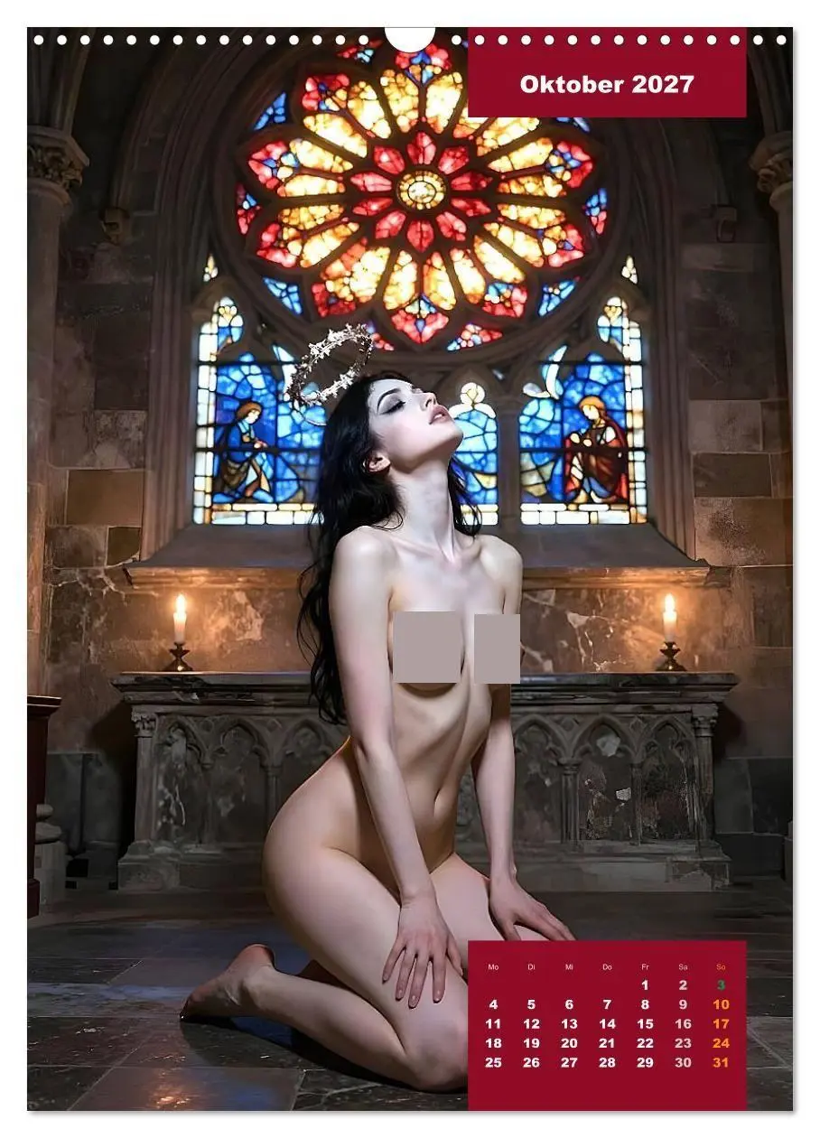 Bild: 9783516797176 | Gothic Engel (Wandkalender 2027 DIN A3 hoch), CALVENDO Monatskalender