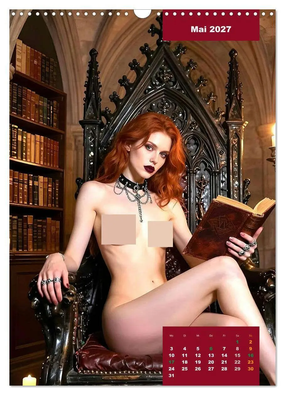 Bild: 9783516797176 | Gothic Engel (Wandkalender 2027 DIN A3 hoch), CALVENDO Monatskalender
