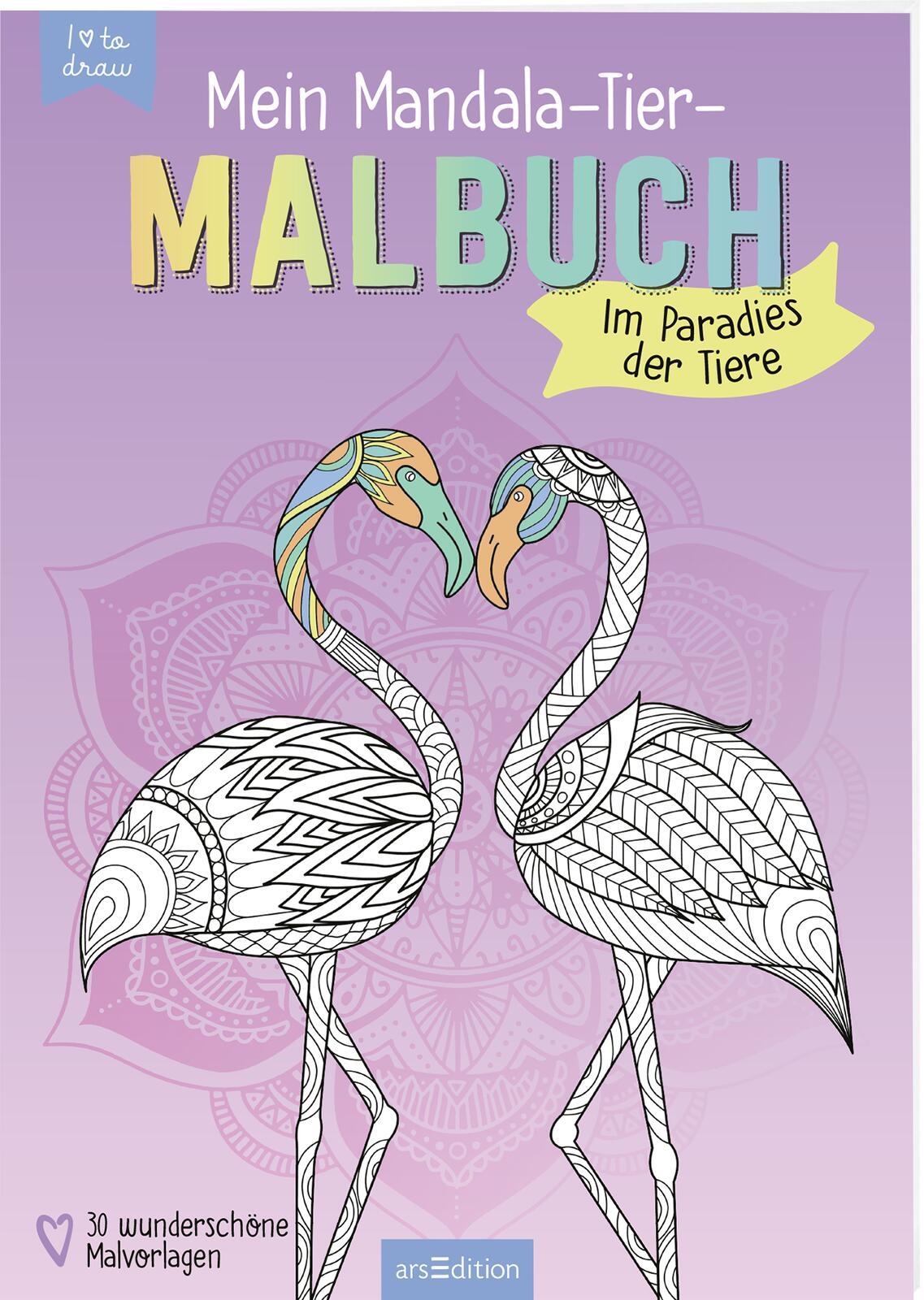 Cover: 9783845857176 | Mein Mandala-Tier-Malbuch - Im Paradies der Tiere | Taschenbuch | 2023