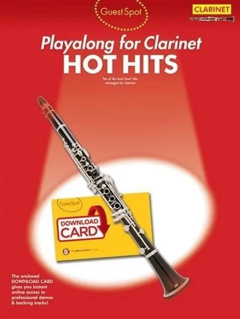 Cover: 9781783057276 | Guest Spot: Hot Hits | Hot Hits - Clarinet (Book/Audio Download)