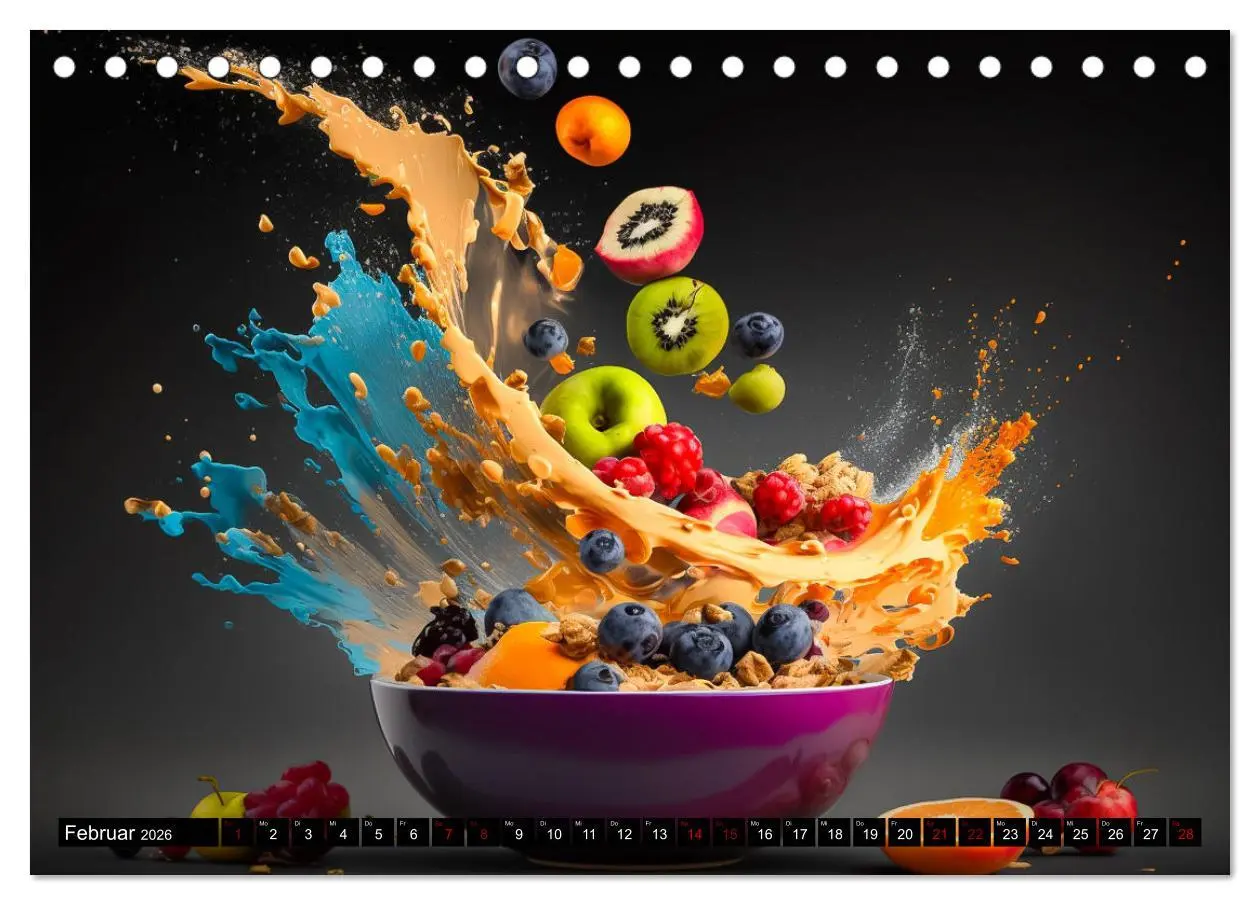 Bild: 9783457527276 | Müsli Frühstück (Tischkalender 2026 DIN A5 quer), CALVENDO...