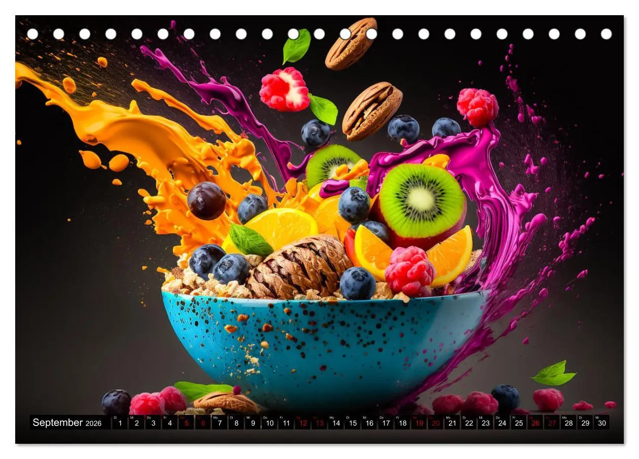 Bild: 9783457527276 | Müsli Frühstück (Tischkalender 2026 DIN A5 quer), CALVENDO...