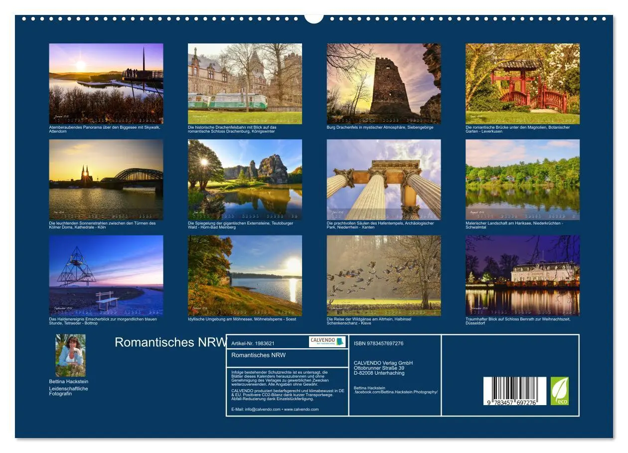 Bild: 9783457697276 | Romantisches NRW (hochwertiger Premium Wandkalender 2026 DIN A2...