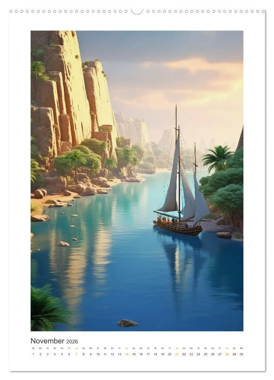 Bild: 9783516307276 | Im alten Ägypten (hochwertiger Premium Wandkalender 2026 DIN A2...
