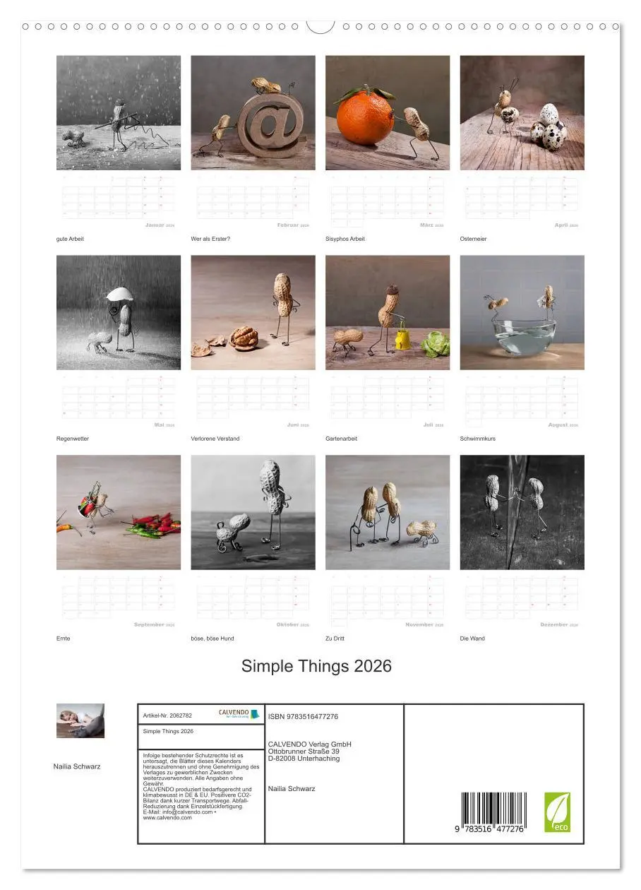 Bild: 9783516477276 | Simple Things 2026 (hochwertiger Premium Wandkalender 2026 DIN A2...