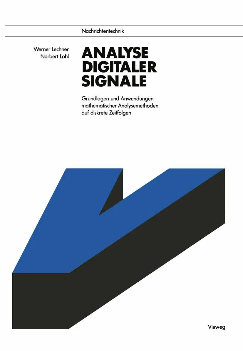 Cover: 9783528047276 | Analyse digitaler Signale | Werner Lechner | Taschenbuch | 261 S.