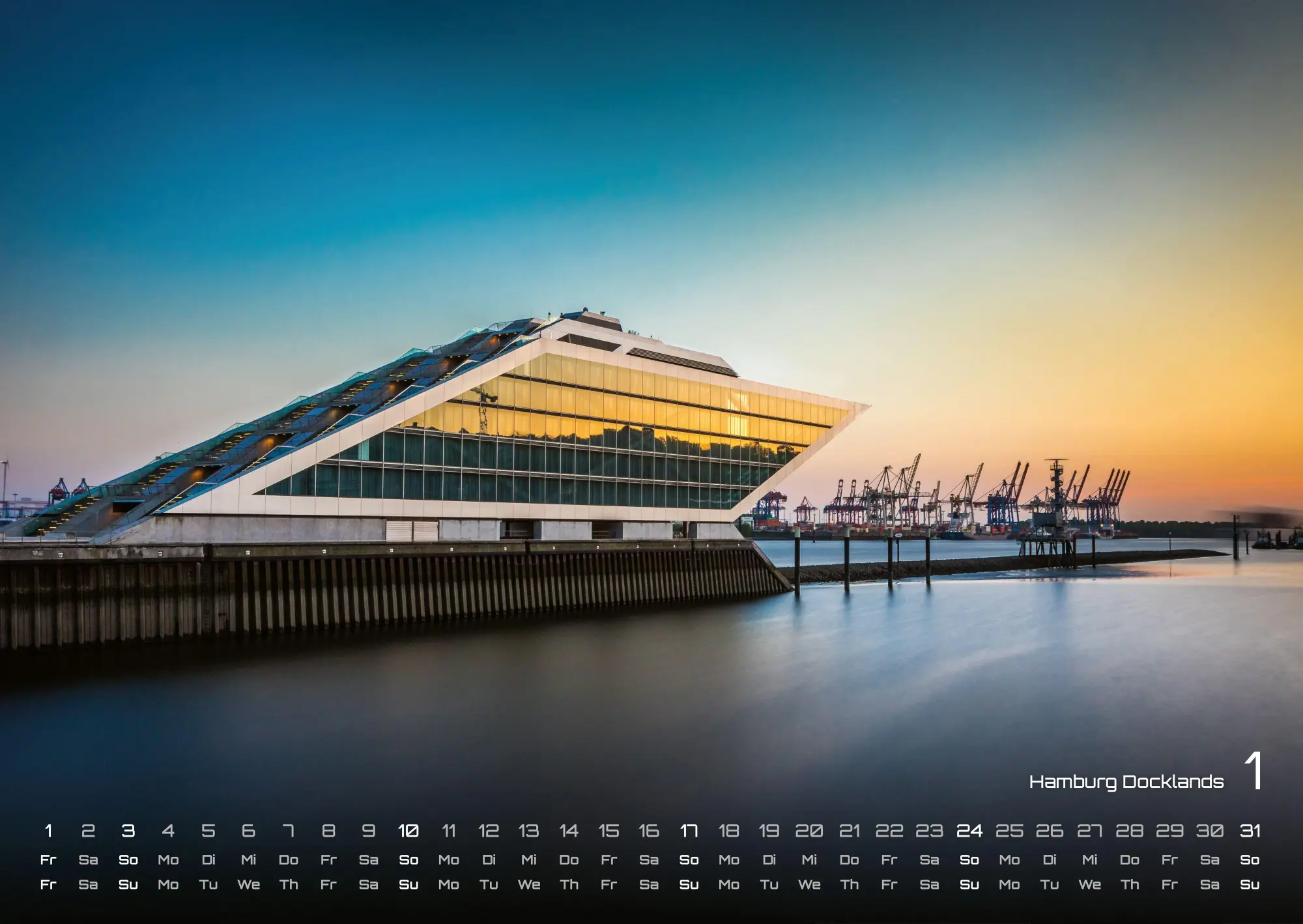 Bild: 9783986737276 | Hamburg - Zwischen Speicherstadt und Alster - 2027 - Kalender DIN A2