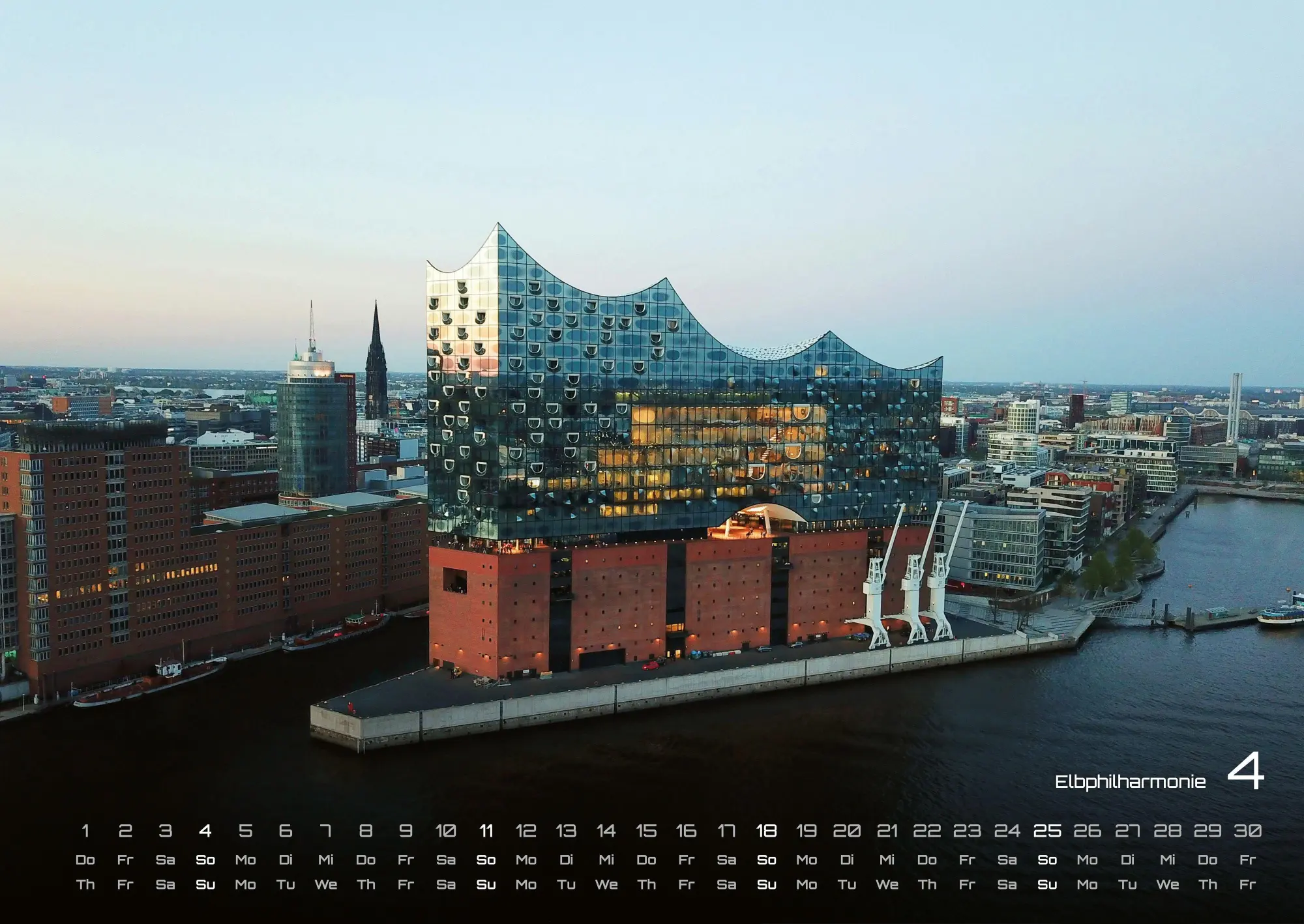 Bild: 9783986737276 | Hamburg - Zwischen Speicherstadt und Alster - 2027 - Kalender DIN A2