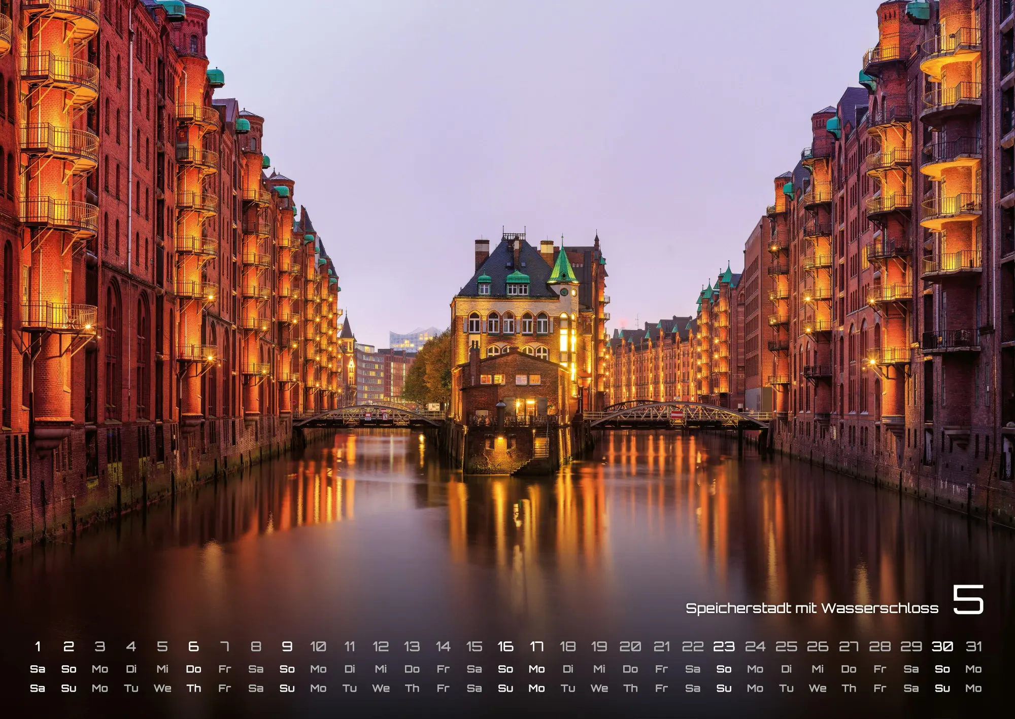 Bild: 9783986737276 | Hamburg - Zwischen Speicherstadt und Alster - 2027 - Kalender DIN A2