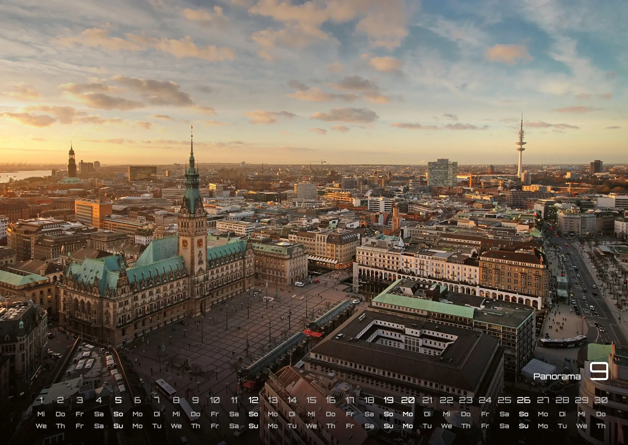 Bild: 9783986737276 | Hamburg - Zwischen Speicherstadt und Alster - 2027 - Kalender DIN A2