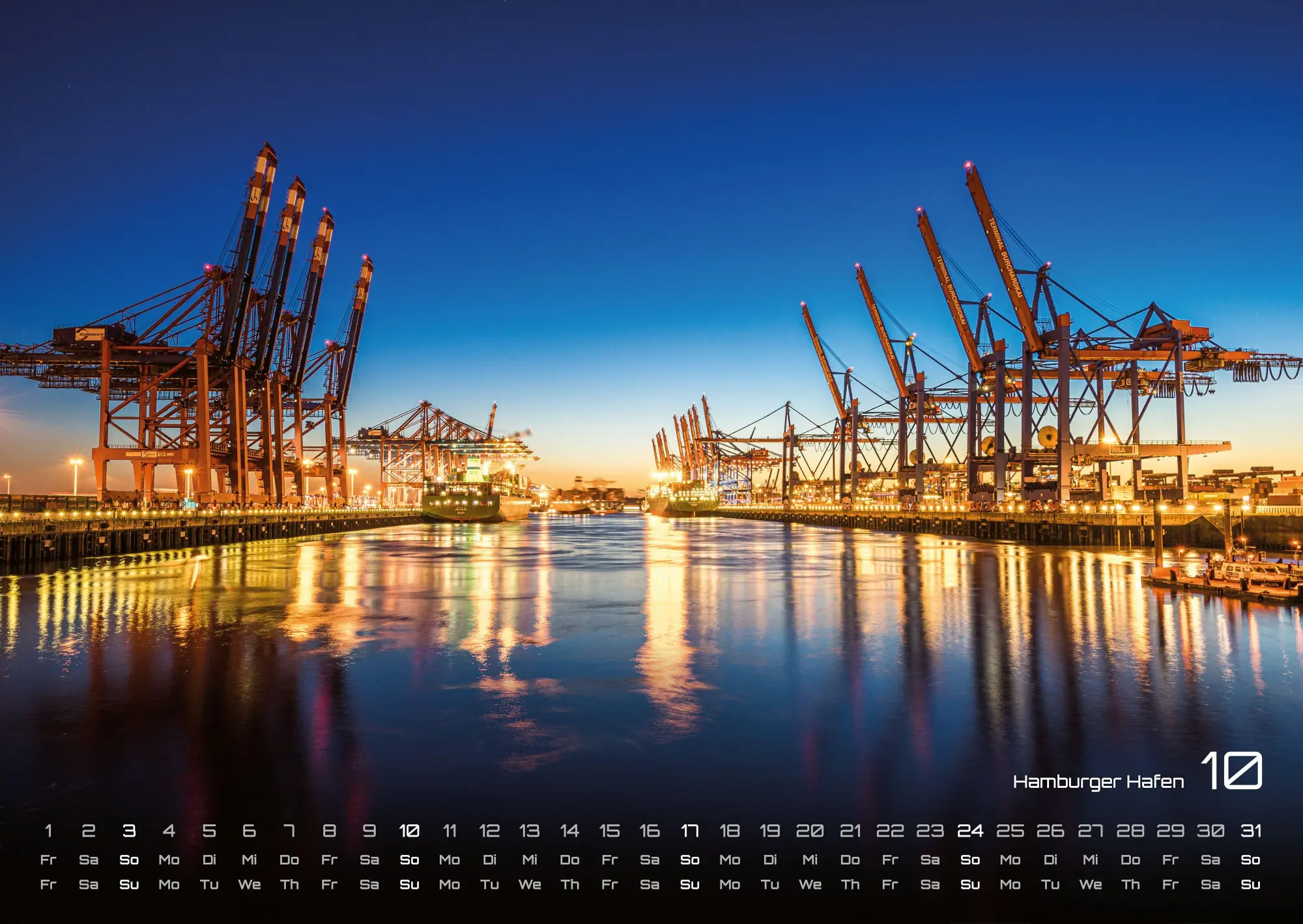 Bild: 9783986737276 | Hamburg - Zwischen Speicherstadt und Alster - 2027 - Kalender DIN A2