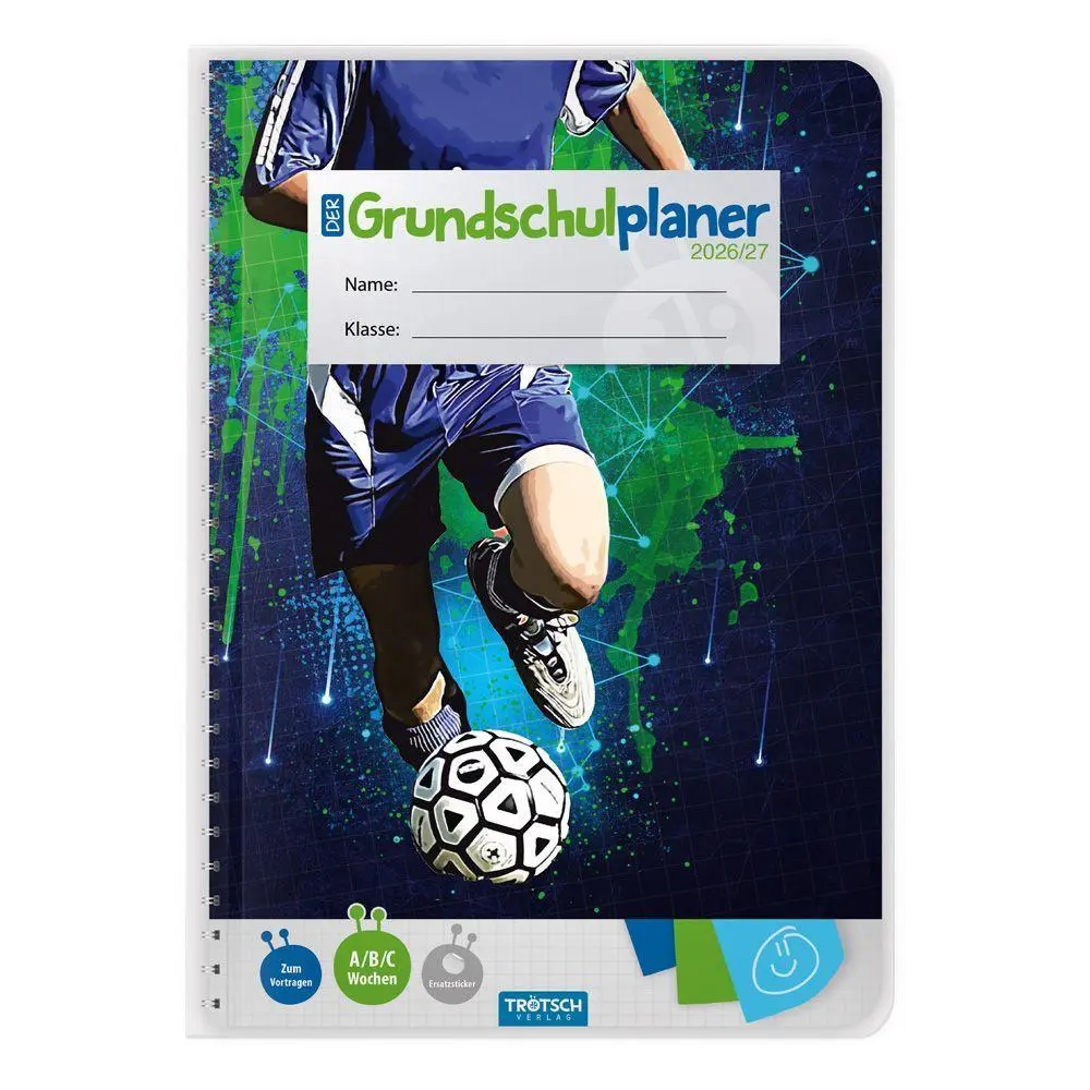 Cover: 9783988027276 | TRÖTSCH - Grundschulplaner Soccer 26/27 | Trötsch Verlag GmbH &amp; Co. KG