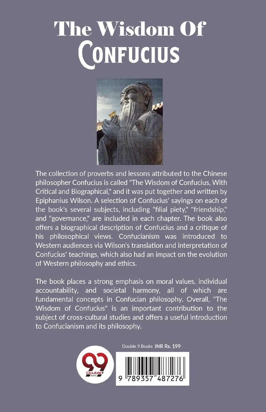 Rückseite: 9789357487276 | The Wisdom Of Confucius | Confucius | Taschenbuch | Englisch | 2023