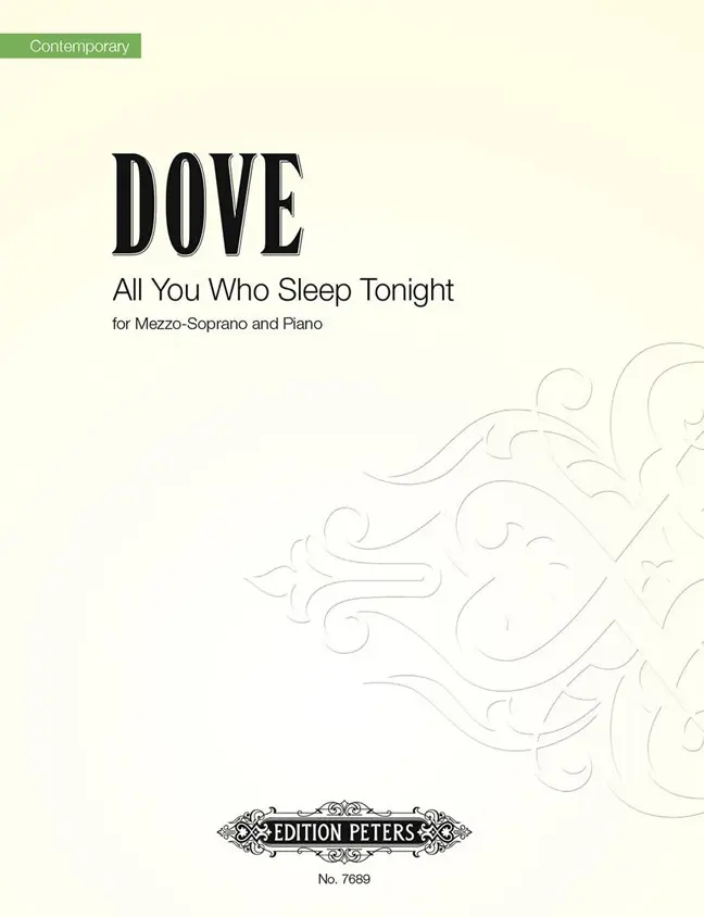 Cover: 9790577087276 | All You Who Sleep Tonight | Jonathan Dove | Buch | Edition Peters