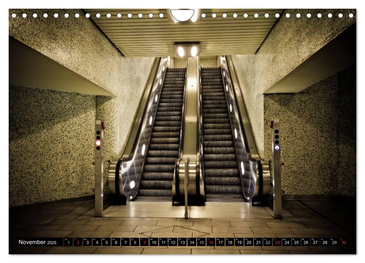 Bild: 9783435737376 | U-Bahn-Stationen Hannover (Wandkalender 2025 DIN A4 quer), CALVENDO...