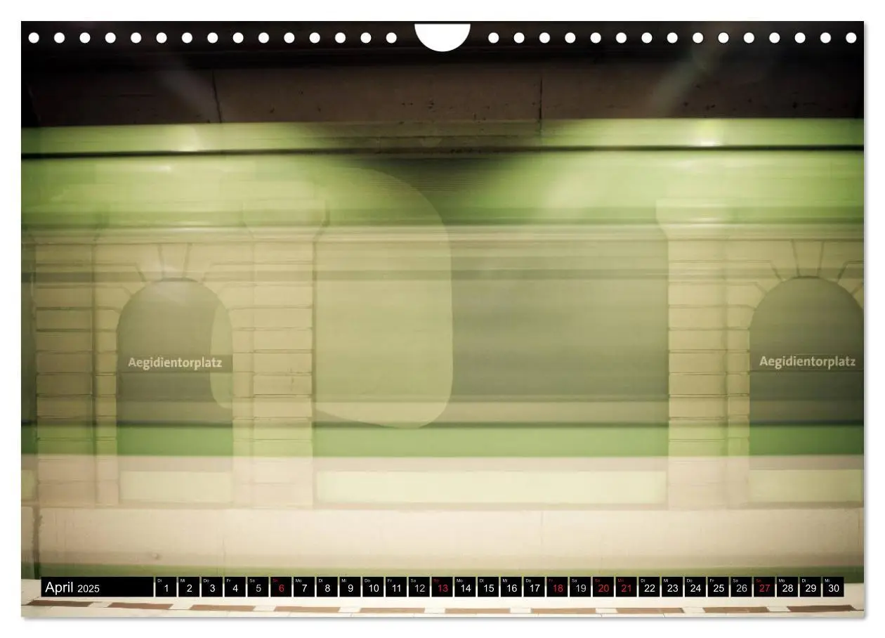 Bild: 9783435737376 | U-Bahn-Stationen Hannover (Wandkalender 2025 DIN A4 quer), CALVENDO...
