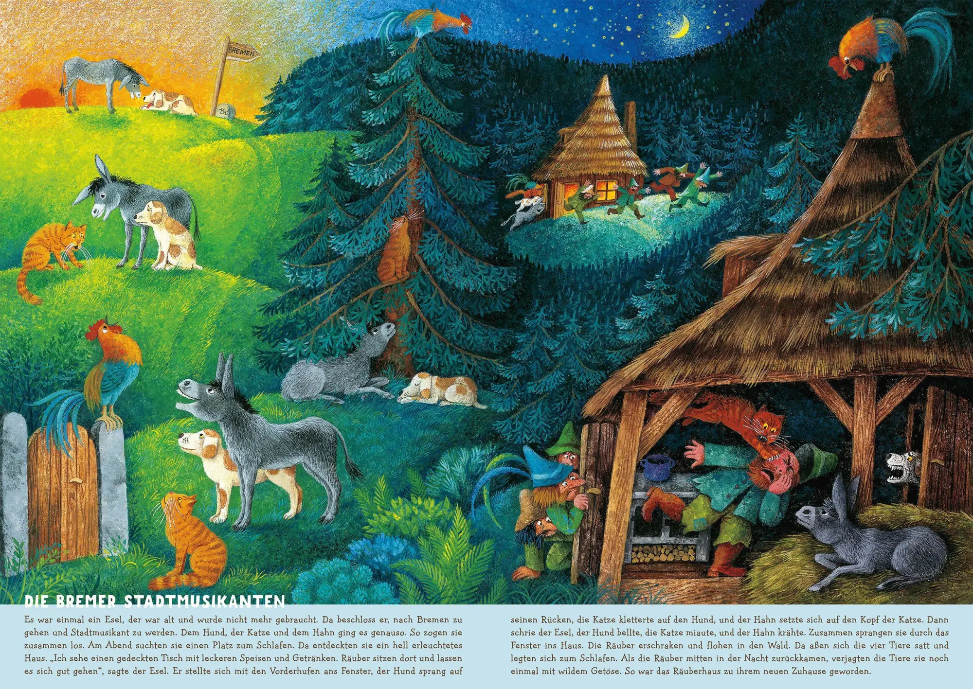 Bild: 9783451717376 | Meine wunderbare Märchenwelt Wimmelbuch (Pappbilderbuch) | Kottal