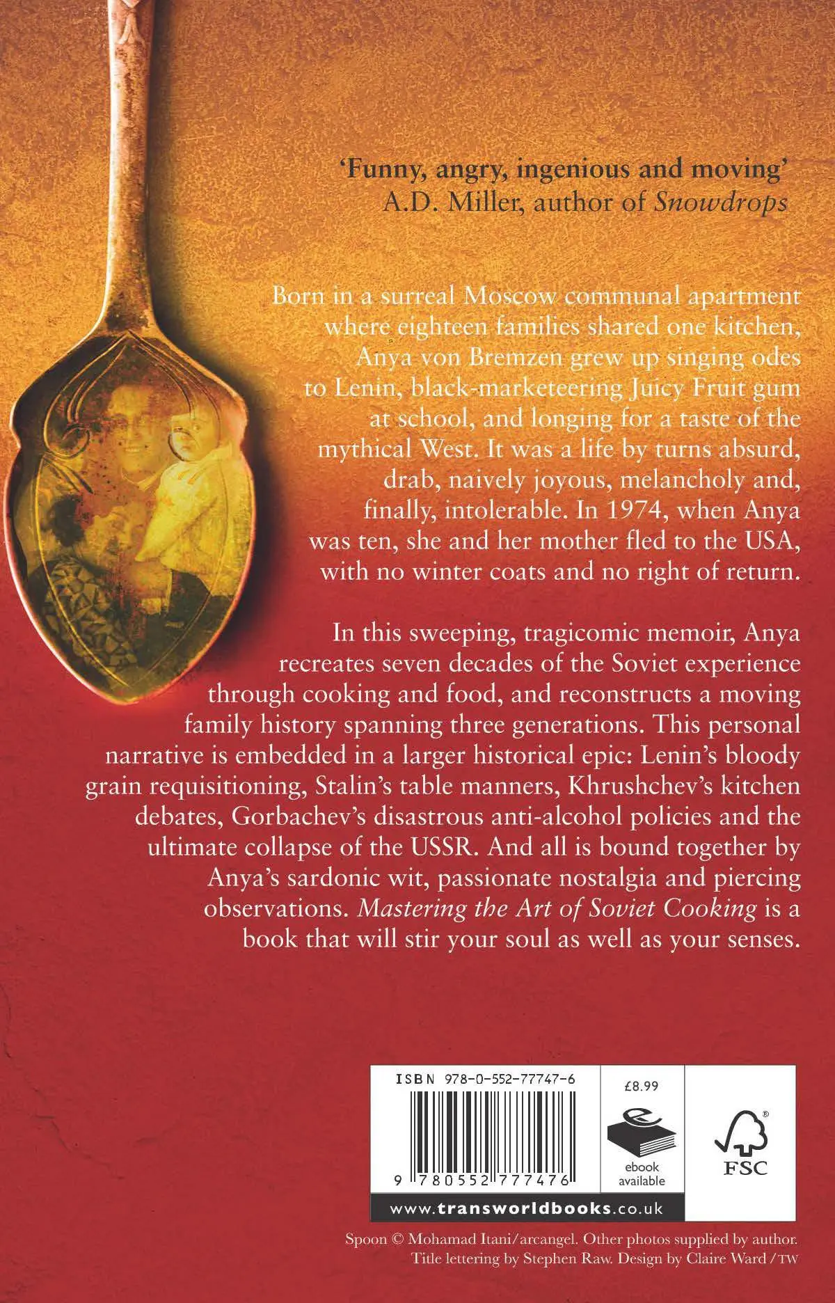 Rückseite: 9780552777476 | Mastering the Art of Soviet Cooking | Anya Von Bremzen | Taschenbuch