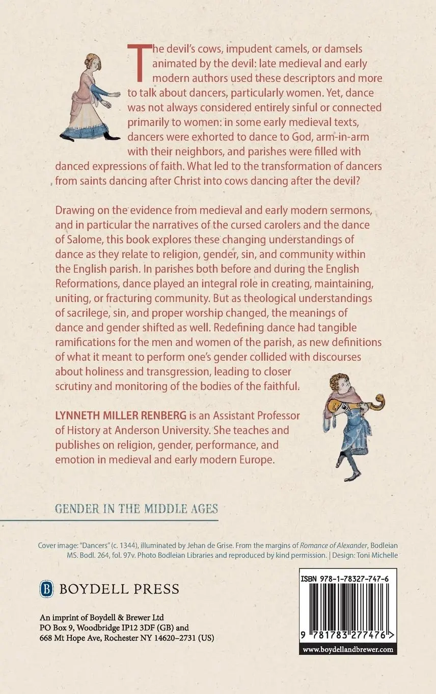 Rückseite: 9781783277476 | Women, Dance and Parish Religion in England, 1300-1640 | Renberg