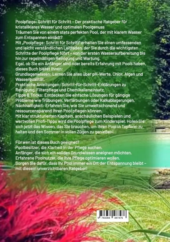 Rückseite: 9783384487476 | Poolpflege: Schritt für Schritt... | Poolpflege leicht gemacht | Buch