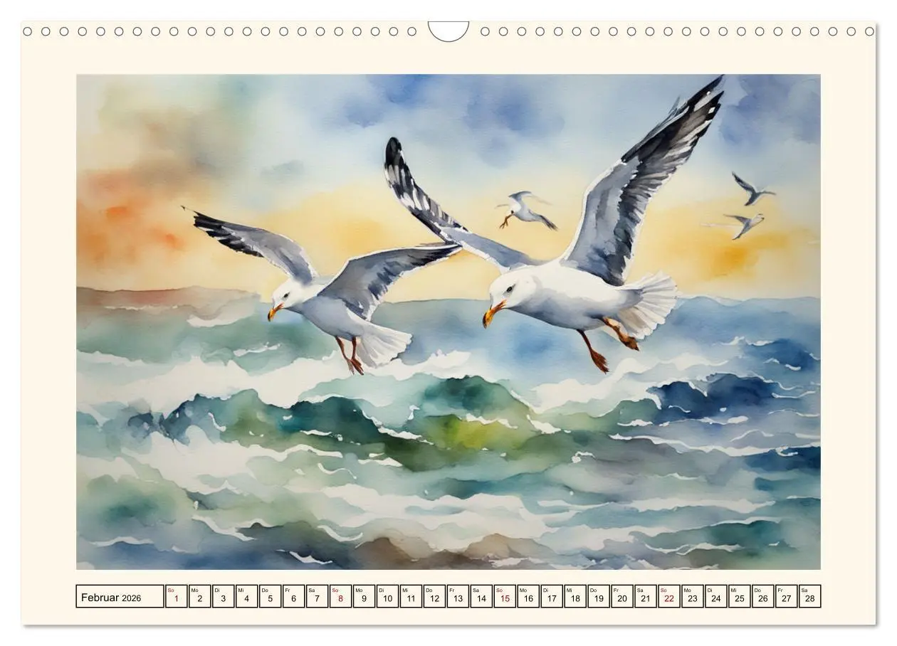 Bild: 9783457437476 | Facetten des Meeres (Wandkalender 2026 DIN A3 quer), CALVENDO...