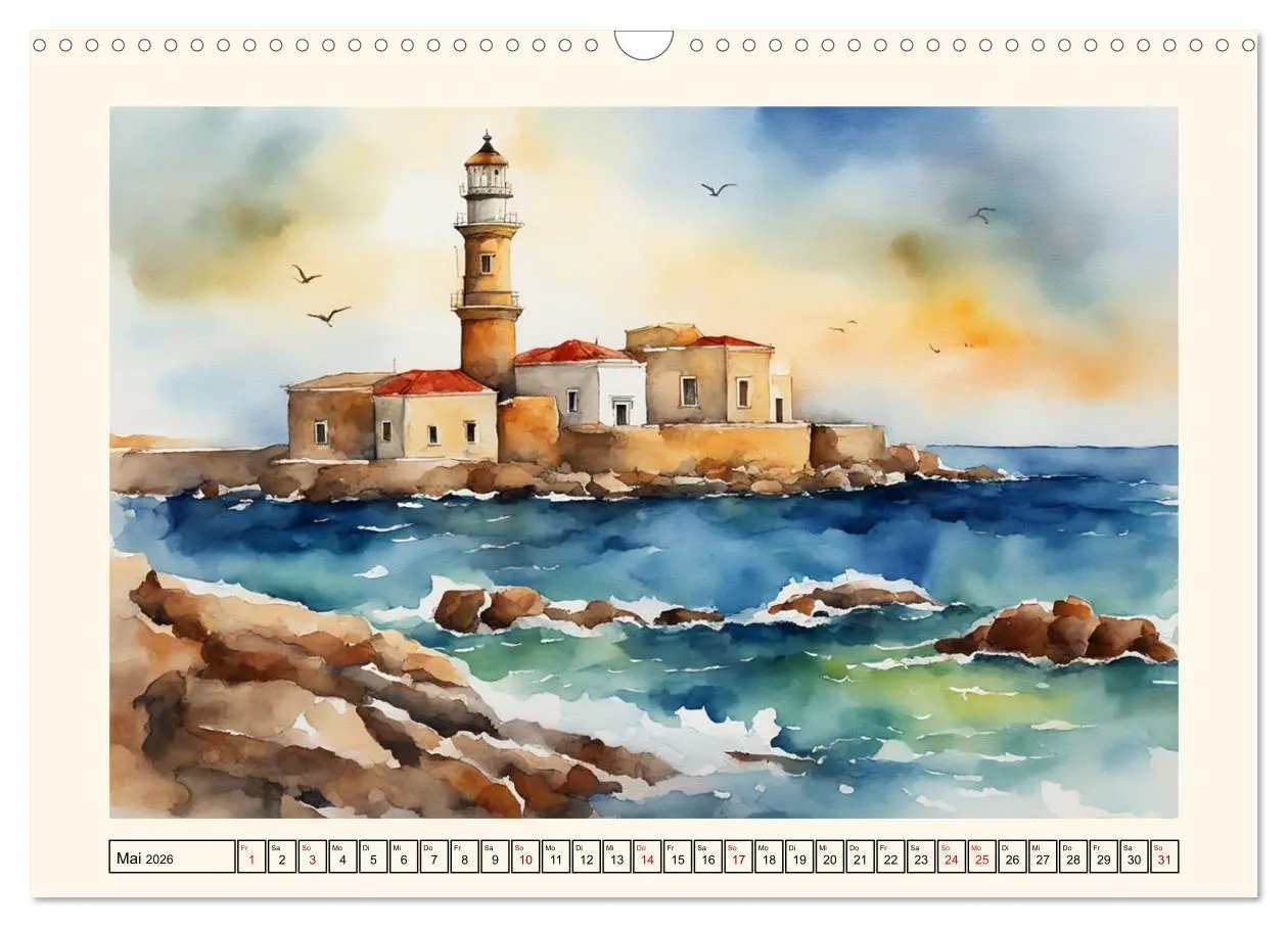 Bild: 9783457437476 | Facetten des Meeres (Wandkalender 2026 DIN A3 quer), CALVENDO...
