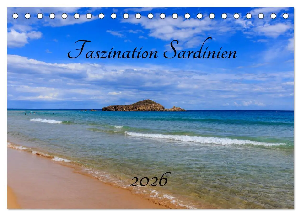 Cover: 9783457747476 | Faszination Sardinien (Tischkalender 2026 DIN A5 quer), CALVENDO...