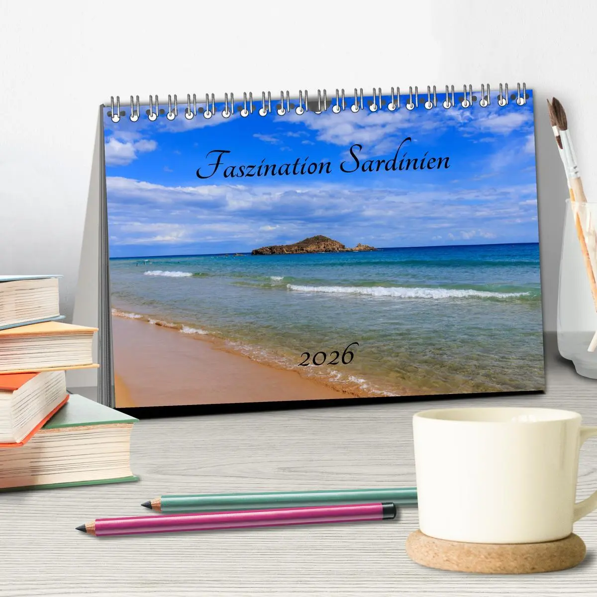 Bild: 9783457747476 | Faszination Sardinien (Tischkalender 2026 DIN A5 quer), CALVENDO...