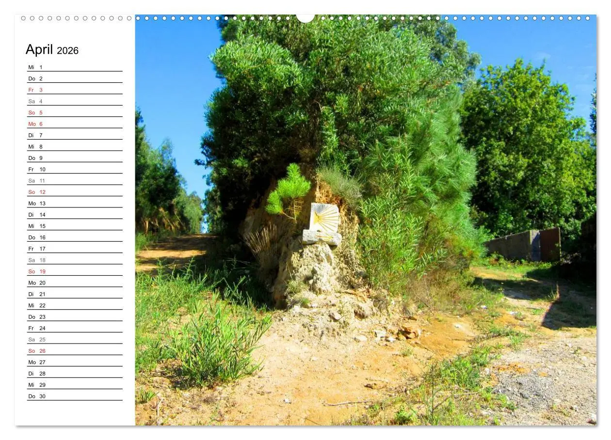 Bild: 9783457987476 | Jakobsweg - Camino Portugues (hochwertiger Premium Wandkalender...