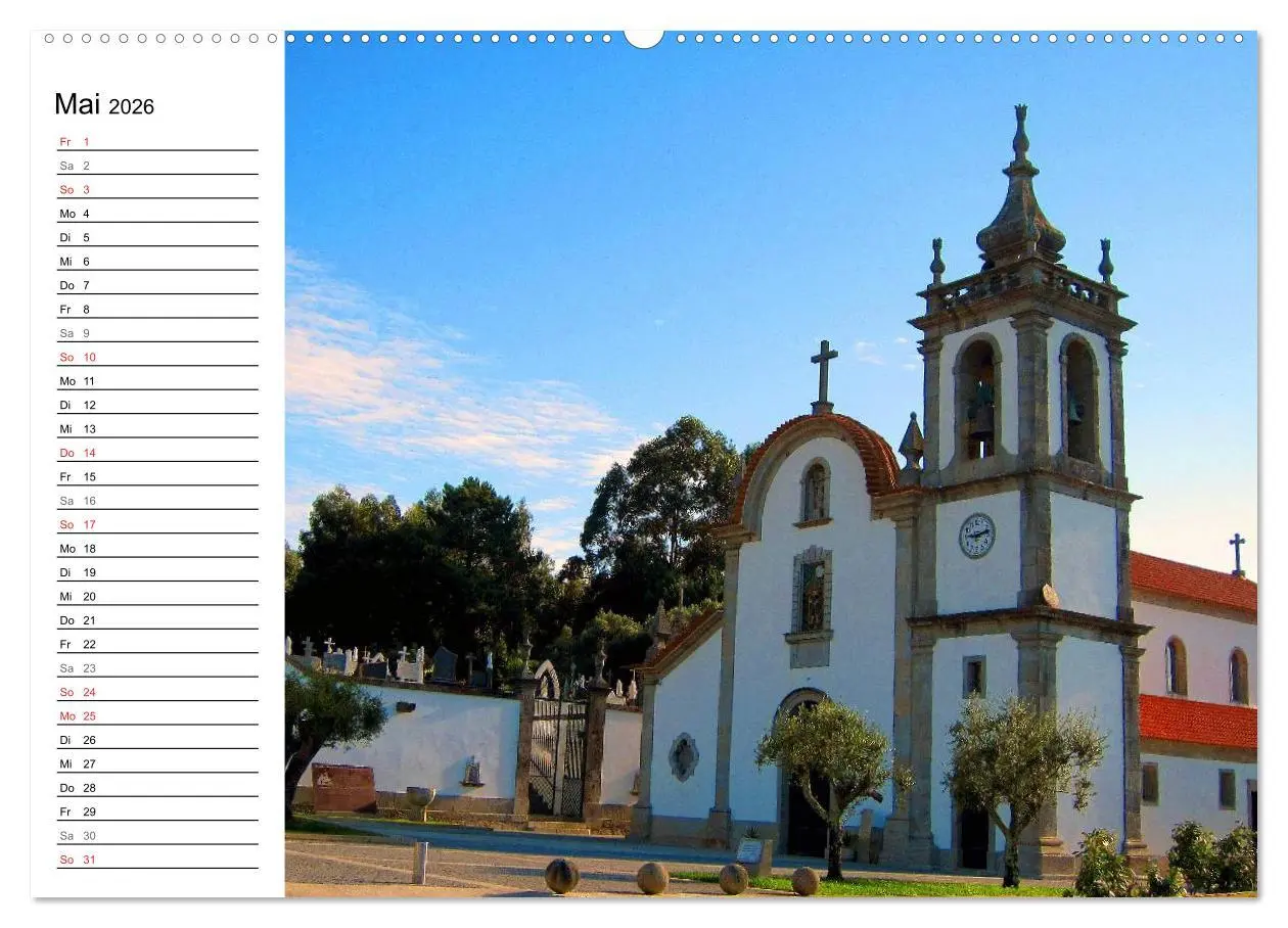 Bild: 9783457987476 | Jakobsweg - Camino Portugues (hochwertiger Premium Wandkalender...