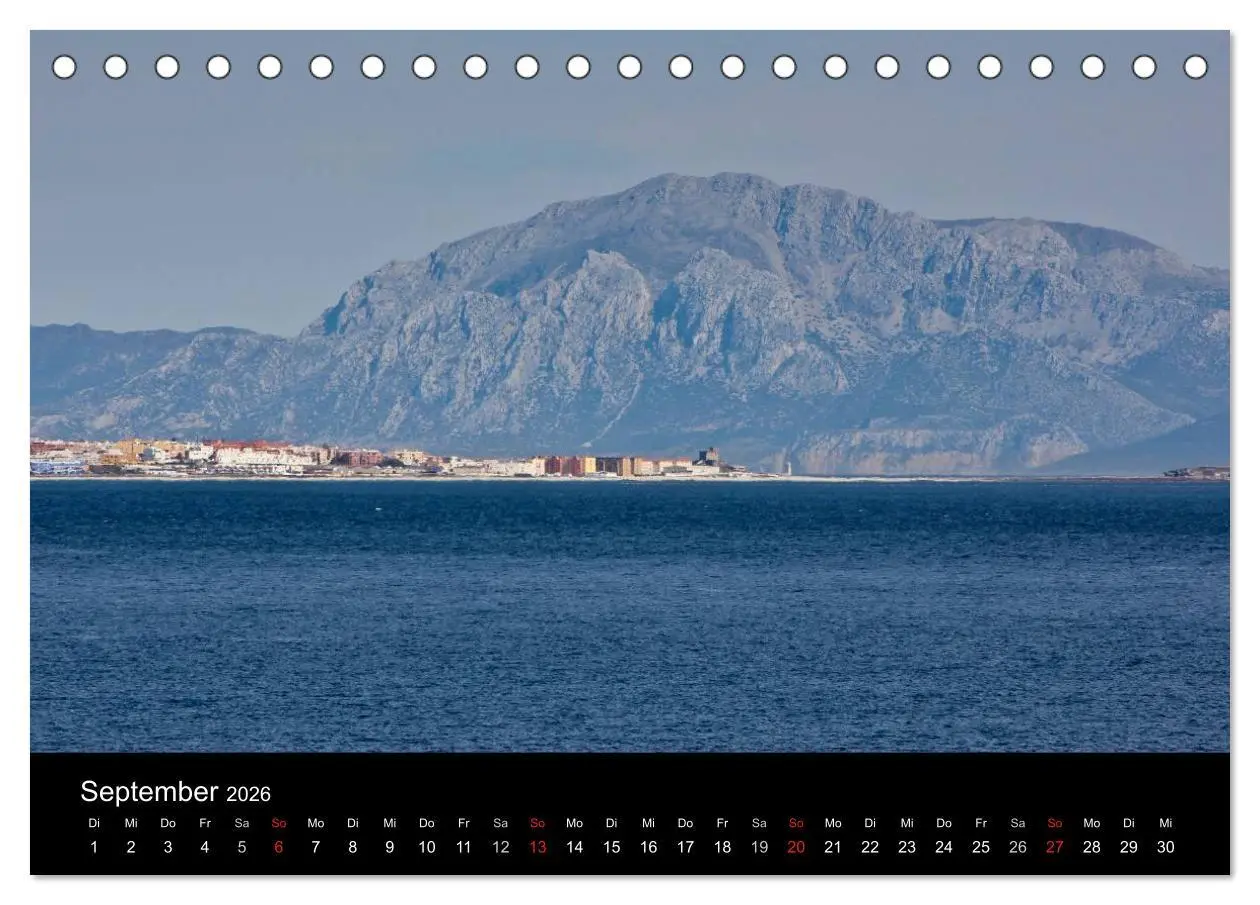 Bild: 9783516217476 | Tarifa - Andalusien (Tischkalender 2026 DIN A5 quer), CALVENDO...