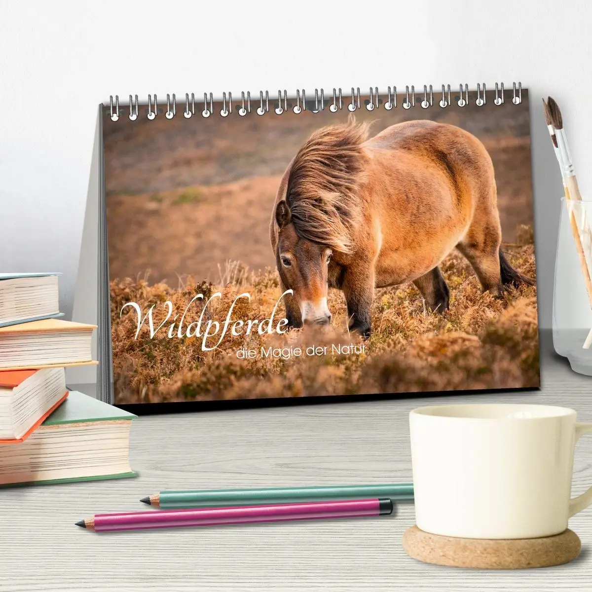 Bild: 9783516697476 | Wildperde - die Magie der Natur (Tischkalender 2026 DIN A5 quer),...