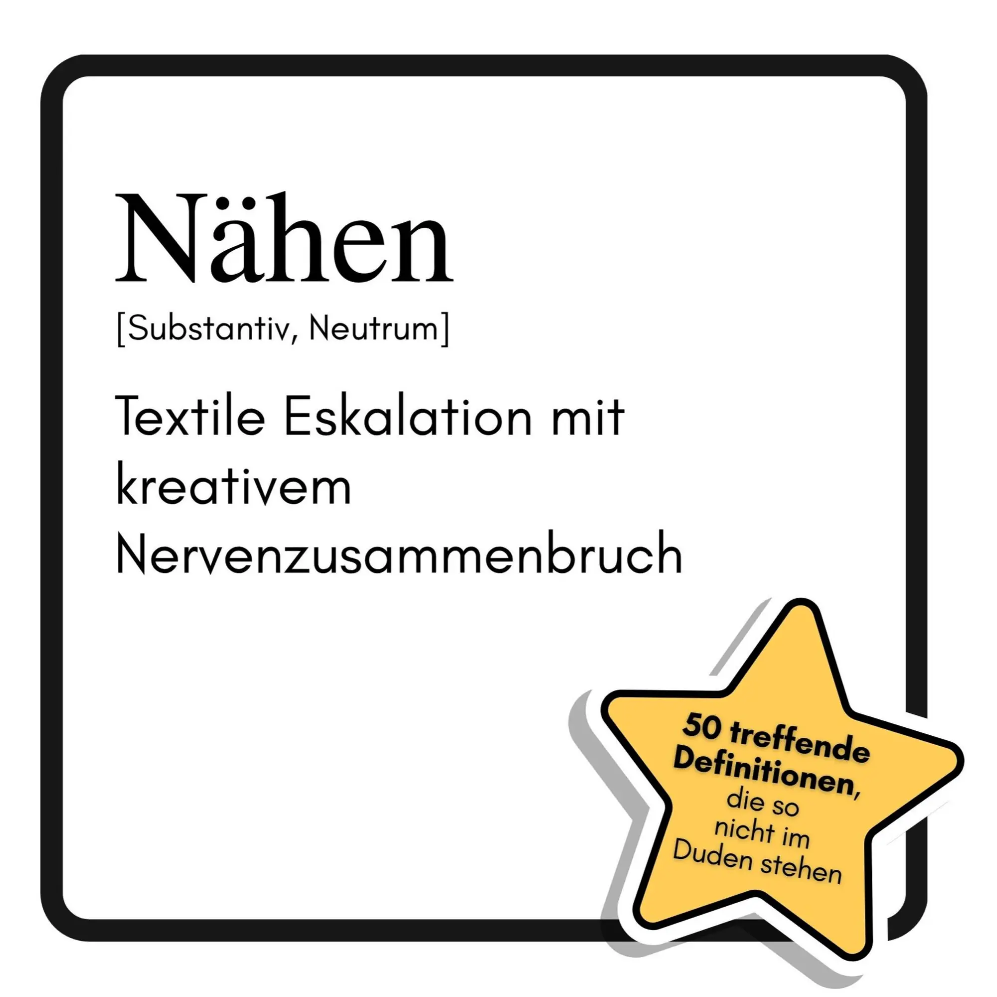 Cover: 9783759177476 | Nähen | Textile Eskalation mit kreativem Nervenzusammenbruch | Schmitt