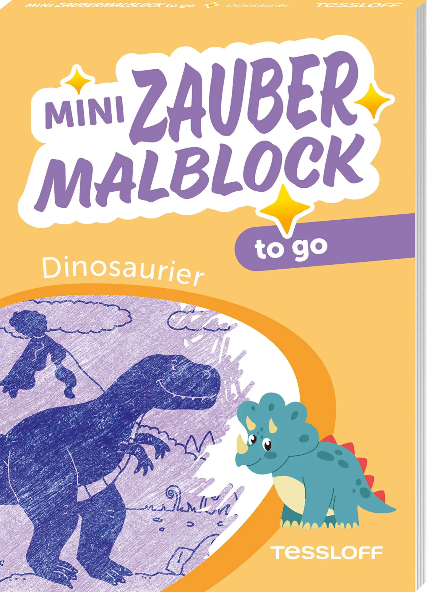 Cover: 9783788647476 | Mini Zaubermalblock to go. Dinosaurier | Für Kinder ab 3 Jahren | Buch