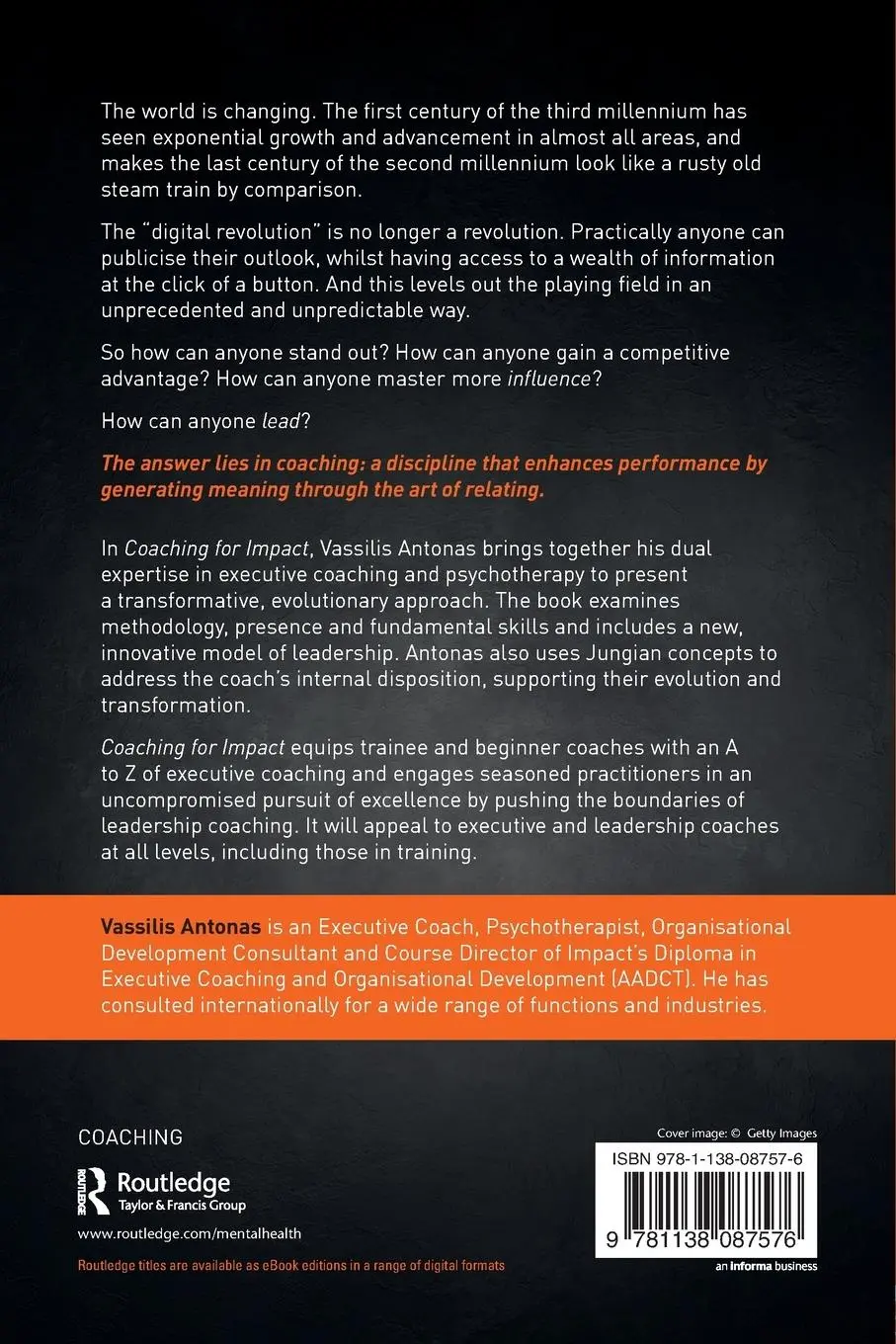 Rückseite: 9781138087576 | Coaching for Impact | The Evolution of Leadership | Vassilis Antonas